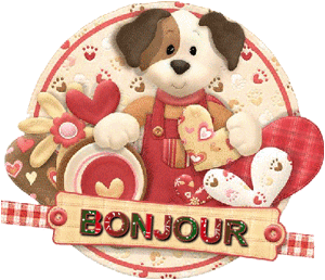 Gif bonjour chien